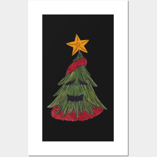 Festive Tree Guardian Don't Starve Fanart Wall Art by Myrtille-chan